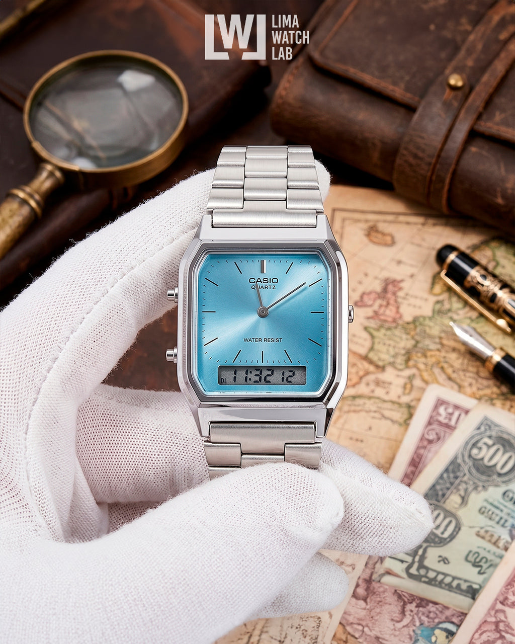 Casio AQ-230A-2A1(Celeste)