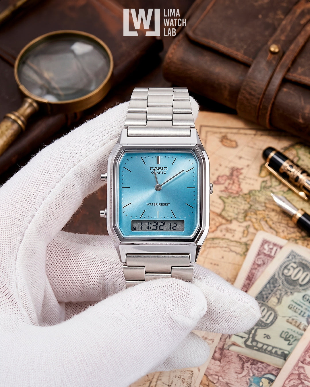 Casio AQ-230A-2A1(Celeste)